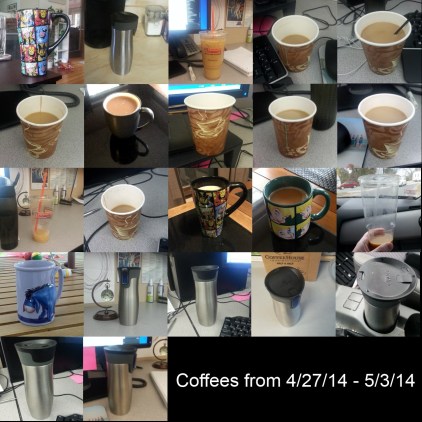 coffees from 4-27-14 to 5-3-14